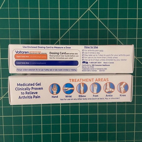 2 Voltaren 0.7 oz Arthritis pain gel. Great for helping with pain. New … - Picture 3 of 3